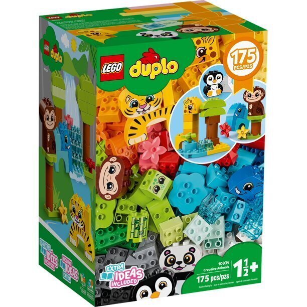 10934 LEGO® DUPLO Classic Luovat eläimet hinta ja tiedot | LEGOT ja rakennuslelut | hobbyhall.fi