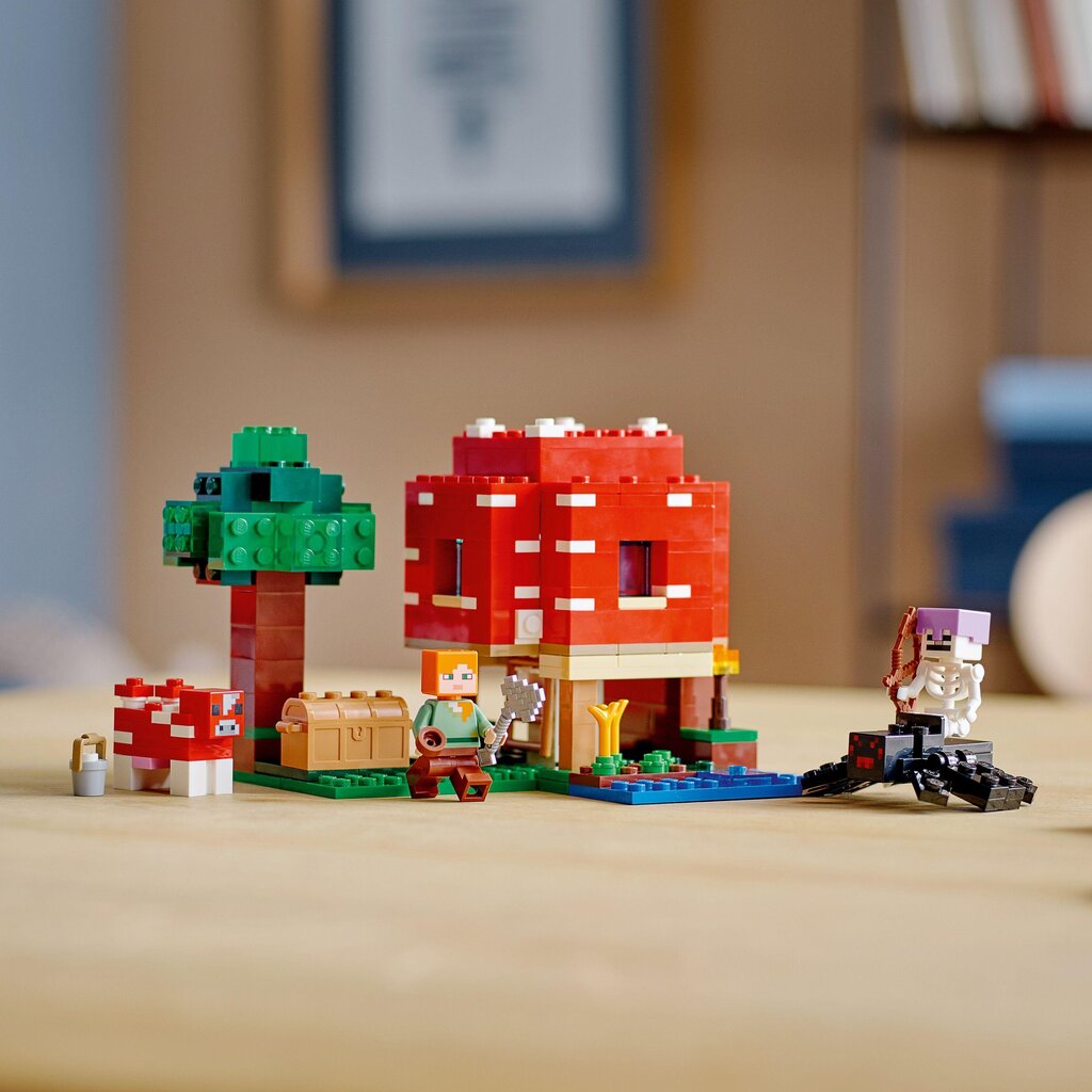 21179 LEGO® Minecraft Talo sienessä hinta ja tiedot | LEGOT ja rakennuslelut | hobbyhall.fi