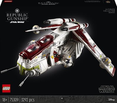 75309 LEGO® Star Wars Tasavallan taisteluavaruusalus hinta ja tiedot | LEGOT ja rakennuslelut | hobbyhall.fi