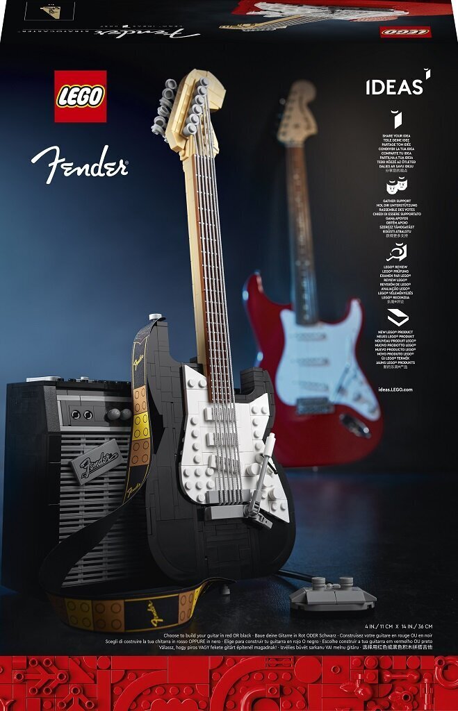 21329 LEGO® Ideas Fender Stratocaster hinta ja tiedot | LEGOT ja rakennuslelut | hobbyhall.fi