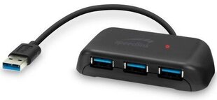 Speedlink USB -keskitin Snappy Evo 4-porttinen (SL140106) hinta ja tiedot | Adapterit | hobbyhall.fi