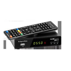 KRUGER & MATZ Tuner DVB-T2 H.265 HEVC KM0550B hinta ja tiedot | TV-virittimet | hobbyhall.fi