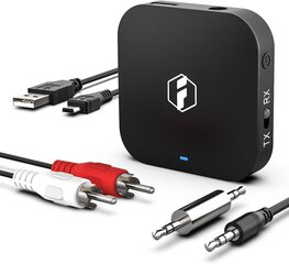 INATECK APTX HD/APTX Low Latency Bluetooth 5.0 -sovitin, 2 in 1,5 mm Audio Bluetooth -lähetinvastaanotin TV: lle, kuulokkeille, kaiuttimille ja autoradiolle hinta ja tiedot | Adapterit | hobbyhall.fi