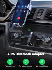 Ugreen Aux Bluetooth -sovitinauto käsiin -vapaat puhelut ja musiikki Kuuntele ajoa, Bluetooth -vastaanottaja AUX Bluetooth 5.0: lla autolle, kuulokkeille ja kaiuttimille hinta ja tiedot | Adapterit | hobbyhall.fi