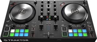 Native Instruments Tractor Kontrol S2 MK3 2 -kanava DJ-ohjain, 16 tyynyä, integroitu äänikortti, traktori 3 hinta ja tiedot | DJ-laitteet | hobbyhall.fi