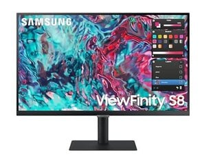 Samsung Näyttö 27 tuumaa LS27B800TGUXEN IPS 3840x2160 UHD 16:9 1xHDMI 2xTB 4.0 (90W/15W) 3xUSB 3.0 LAN (RJ45) 5ms HAS+PIVOT litteät kaiuttimet 3 vuotta paikan päällä hinta ja tiedot | Näytöt | hobbyhall.fi