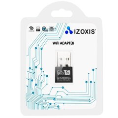 WIFI-USB-sovitin 1200Mbps Izoxis 19181 hinta ja tiedot | Adapterit | hobbyhall.fi