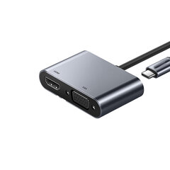 Sovitin UGREEN 50505 CM162 Type-C Sisään HDMI VGA PD för iPad Huawei mate30 MacBook hinta ja tiedot | Adapterit | hobbyhall.fi