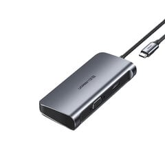 Sovitin UGREEN 50319 CM163 6in1 Type-C Sisään VGA HDMI 3USB3.0 HUB PD för MacBook HUAWEI mate20 hinta ja tiedot | Adapterit | hobbyhall.fi