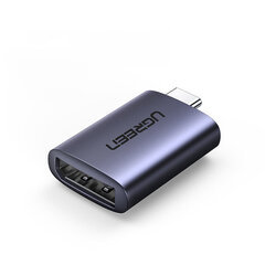 Sovitin UGREEN 70451 US321 Type-C Sisään DP 4K60Hz för HUAWEI Mate40/P50 Samsung S20 hinta ja tiedot | Adapterit | hobbyhall.fi