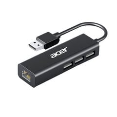 Sovitin Acer A401-BS 4in1 USB Sisään 100mbps 3USB2.0 ABS hinta ja tiedot | Adapterit | hobbyhall.fi