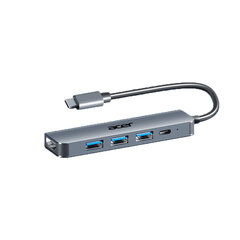 Sovitin Acer HY41-T5-1 5in1 Type-C Sisään HUB 3USB3.0 PD100W HDMI för HUAWEI Mate40/P50 Samsung S20 hinta ja tiedot | Adapterit | hobbyhall.fi