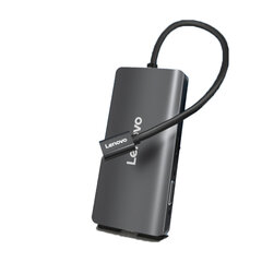 Sovitin Lenovo F1-C09 Type-C Sisään 3USB3.0 HDMI VGA PD60W SD/TF 1000mbps för HUAWEI Mate40/P50 Samsung S20 hinta ja tiedot | Adapterit | hobbyhall.fi