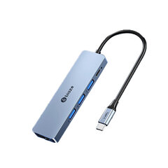 Sovitin BIAZE HUB5 5in1 Type-C Sisään USB3.0 2USB2.0 PD HDMI för HUAWEI Mate40/P50 Samsung S20 hinta ja tiedot | Adapterit | hobbyhall.fi