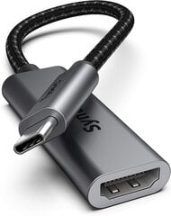 Syntech USB C HDMI -sovittimella 4K, Thunderbolt 3 HDMI -sovittimella, yhteensopiva MacBook Pro 2020 MacBook Air 2022 iPad Mini 6/Pro/Air 2021 IMAC 2021 Surface Pro 8/X GO Studio Galaxy Dell ja muut hinta ja tiedot | Adapterit | hobbyhall.fi