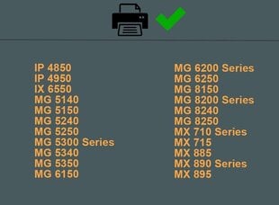 Amaprint 20 XL -patruunat, jotka ovat yhteensopivia Canon PGI 525 CLI 526: n kanssa, sopii PIXMA IP4950 IX6550 MG5150 MG5250 MG5300 MG5350 MX715 MX885 MX895 hinta ja tiedot | Mustekasetit | hobbyhall.fi