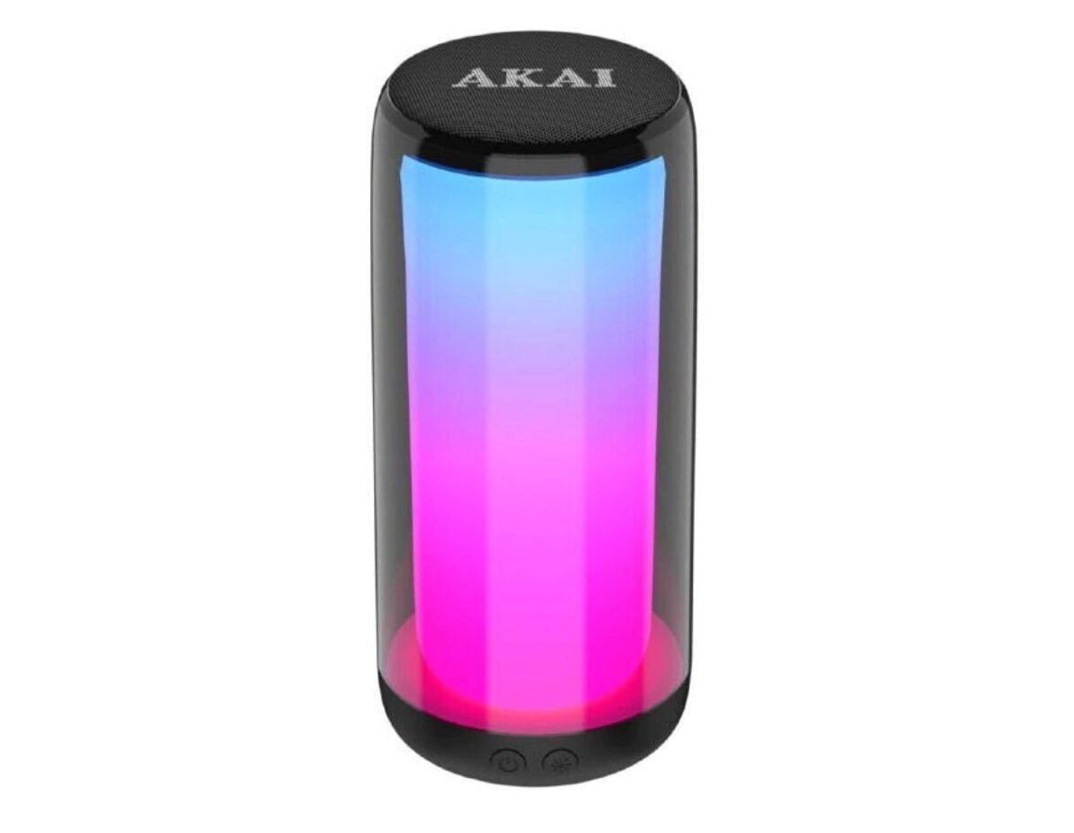 Kannettava Boxa Akai CS2 GLOW, 10w, negru, "CS2 GLOW" (väriväri 0,8 lei) hinta ja tiedot | Kaiuttimet | hobbyhall.fi