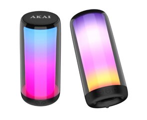 Kannettava Boxa Akai CS2 GLOW, 10w, negru, "CS2 GLOW" (väriväri 0,8 lei) hinta ja tiedot | Kaiuttimet | hobbyhall.fi