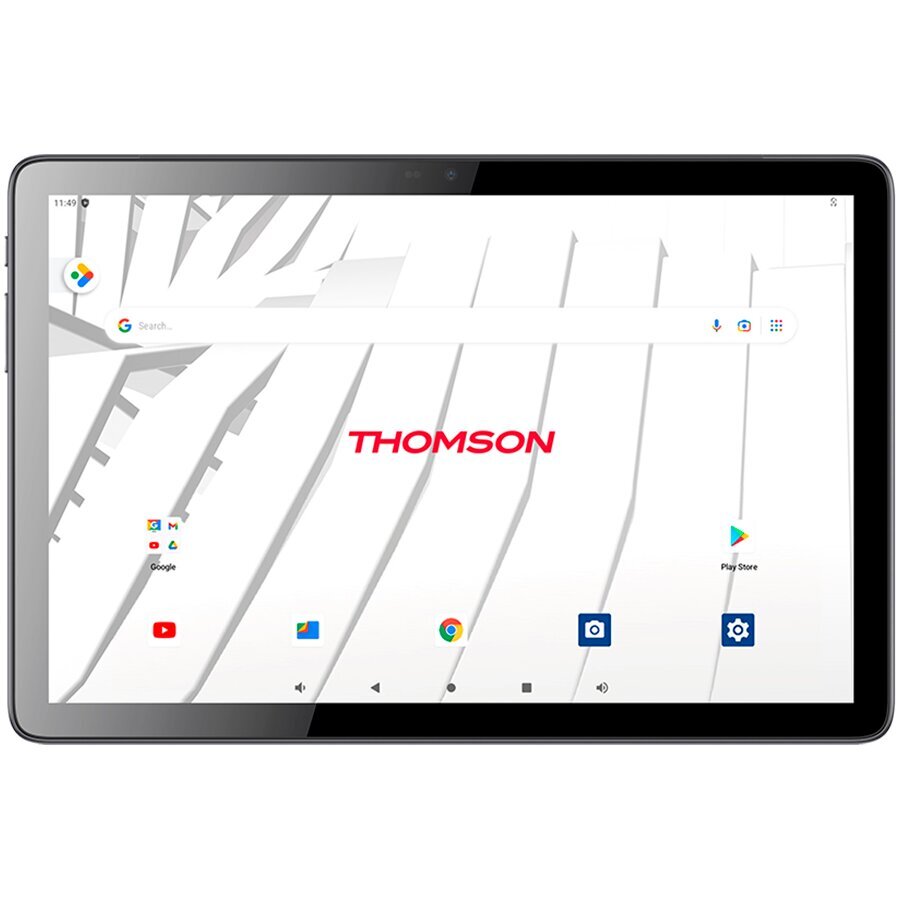 THOMSON TEOX10 LTE, 10,1 tuuman (1920x1200) FHD IPS-näyttö, Octa Core MTK8788, 8 Gt RAM, 128 Gt ROM, 1xNanoSim, 1xMicroSD, 1xUSB3.0 TypeC, 2.0MP etukamera, WiFi 0MPTE, 45G. , BT 5.0, 5000 mAh 3,7 V akku, metalli/hopea, Android 13 hinta ja tiedot | Tabletit | hobbyhall.fi