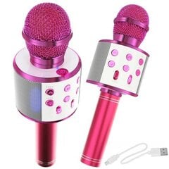 Karaokemikrofoni - vaaleanpunainen Izoxis 22191 hinta ja tiedot | Mikrofonit | hobbyhall.fi