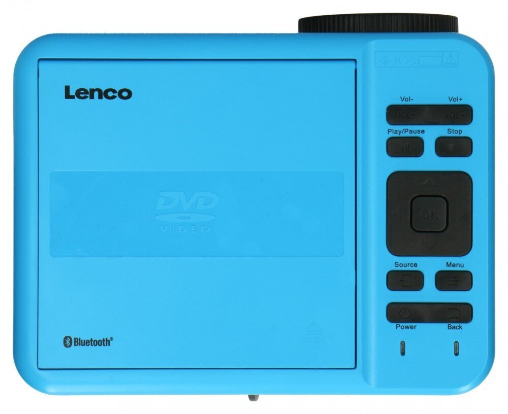 Lenco LPJ-500BU - LCD-projektori DVD:llä ja Bluetoothilla varustettuna hinta ja tiedot | Projektorit | hobbyhall.fi