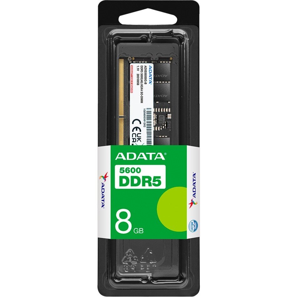 Adata SO-DIMM 8 Gt DDR5-5600, RAM hinta ja tiedot | Muisti (RAM) | hobbyhall.fi