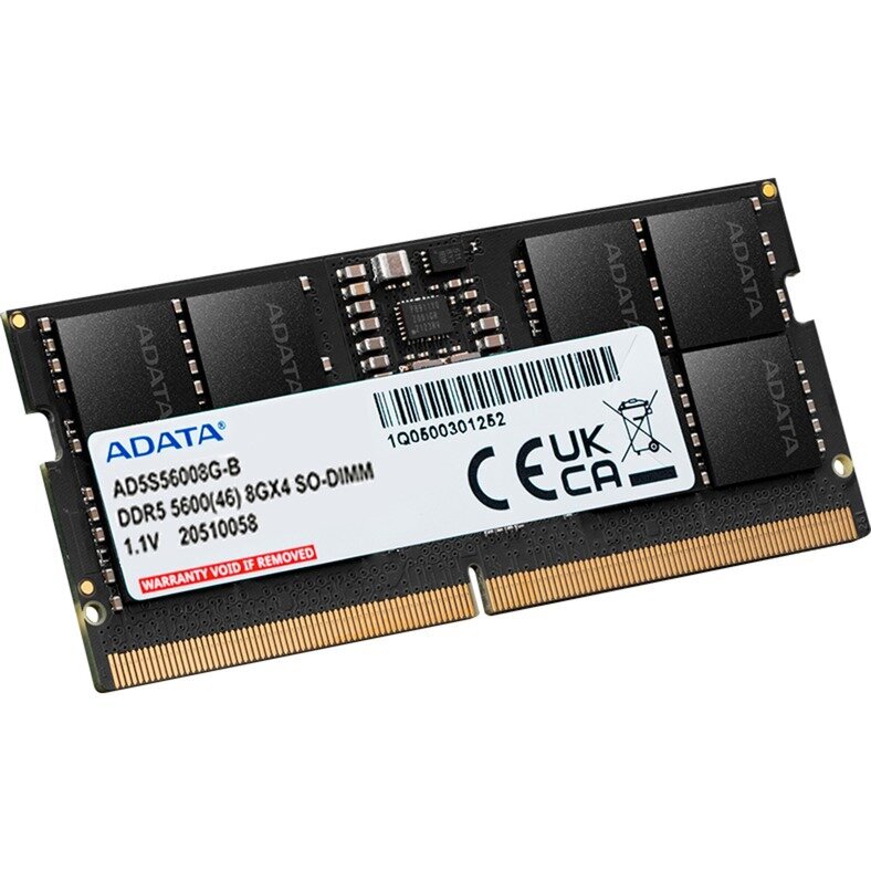 Adata SO-DIMM 8 Gt DDR5-5600, RAM hinta ja tiedot | Muisti (RAM) | hobbyhall.fi