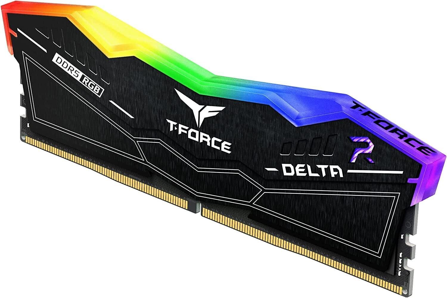 Muistiryhmäryhmä T-Force Delta RGB DDR5 32GB (2x16GB) 6000MHz CL40 FF3D532G6000HC38ADC01 hinta ja tiedot | Muisti (RAM) | hobbyhall.fi