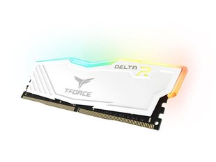 Muistiryhmäryhmä T-Force Delta RGB valkoinen DDR4 - 16 Gt (2x8 Gt) 3200 MHz CL16-20-20-40 1,35 V hinta ja tiedot | Muisti (RAM) | hobbyhall.fi