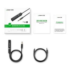 Langaton audiosovitin, Ugreen CSR86701, 3,5 mm., miniliitin, Bluetooth 5.0, musta hinta ja tiedot | Adapterit | hobbyhall.fi