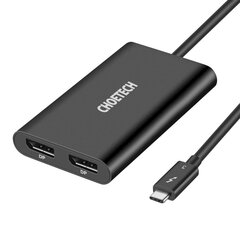 Jakajasovitin, Choetech HUB-D031, USB Type-C, musta hinta ja tiedot | Adapterit | hobbyhall.fi