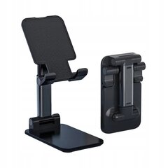 TABLET HOLDER STANDER FOLDABLE 4-13" pöytäteline musta hinta ja tiedot | TV-virittimet | hobbyhall.fi