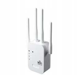 WIFI REPEATER SIGNAALIN VAHVISTAJA 300mb/s jopa 4 antennia ACCES POINT ROUTER hinta ja tiedot | Reitittimet ja modeemit | hobbyhall.fi