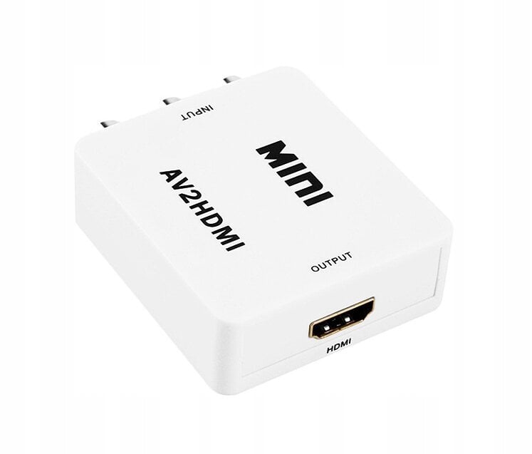 RCA CINCH HDMI AV-signaalin muunnin sovitin hinta ja tiedot | Adapterit | hobbyhall.fi