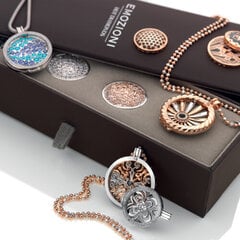 Hot Diamonds Hopeaketju Emozioni hopea ja ruusukulta helmi 45 CH019 hinta ja tiedot | Kaulakorut | hobbyhall.fi