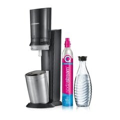 SodaStream Soda Maker Crystal 3 0 QC musta sis. 1 lasipullo (1016411410) hinta ja tiedot | VR-lasit | hobbyhall.fi