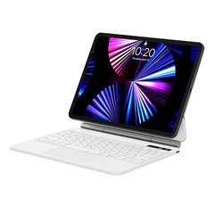 Näppäimistö, 3in1, Baseus, magneettikotelolla ja jalustalla, iPad 10, 10,9', valkoinen hinta ja tiedot | Tablettien kotelot ja muut tarvikkeet | hobbyhall.fi