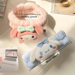 'Sarjakuva söpö pehmoinen hiuspanta urheilullinen sanka kawaii kuromi cinnamoroll my melodia pesu kasvot levittää kasvonaamio kylpeä snoods y2k makeat hiustarvikkeet päivittäiseen pukeutumiseen' hinta ja tiedot | Hiustarvikkeet | hobbyhall.fi