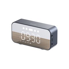 Herätyskelloradio, FM-kaiutin, 6in1, Dudao Y171, Bluetooth, AUX, TF, SD-kortinlukija, hopea hinta ja tiedot | Kelloradiot ja herätyskellot | hobbyhall.fi