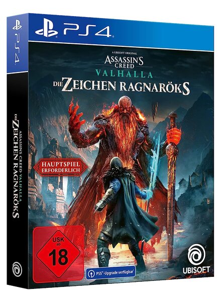 Assassin's Creed Valhalla: Ragnaröksin merkit - laajennus [koodi laatikossa, pääpeliä tarvitaan] (ilmainen päivitys PS5: een) - [PlayStation 4]