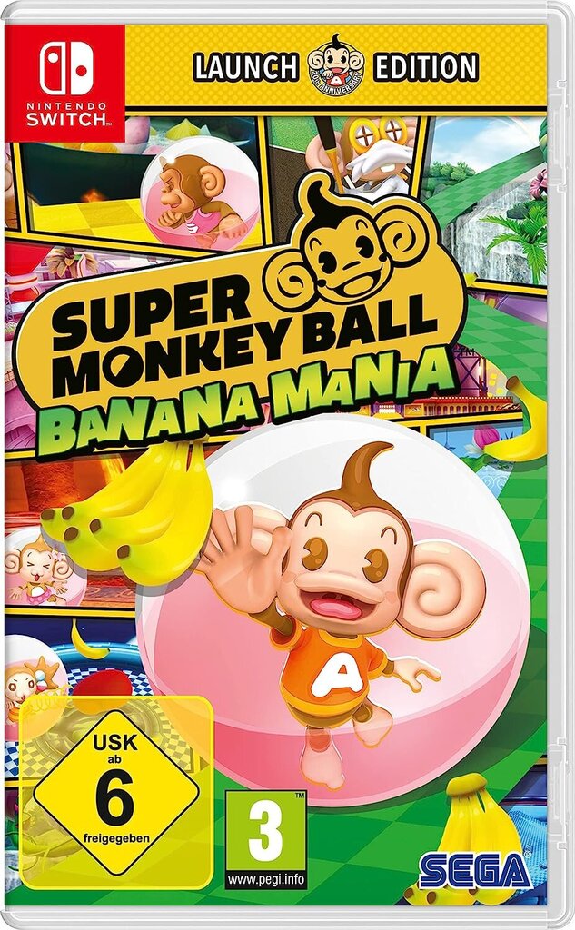 Super Monkey Ball Banaanin mania lanseeraus painos (Nintendo Switch) hinta ja tiedot | Tietokone- ja konsolipelit | hobbyhall.fi