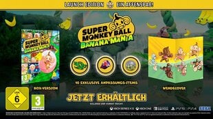 Super Monkey Ball Banaanin mania lanseeraus painos (Nintendo Switch) hinta ja tiedot | Tietokone- ja konsolipelit | hobbyhall.fi