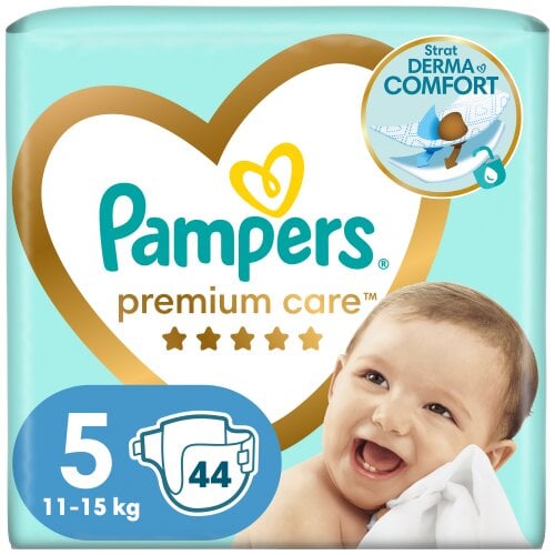 Vaipat PAMPERS Premium Care 5 koko, 11-16 kg, 44 kpl hinta ja tiedot | Vaipat | hobbyhall.fi