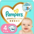 Vaipat PAMPERS Premium MB 8-14 kg, koko 4, 104 kpl