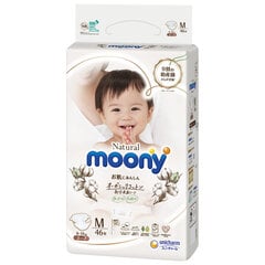 Japanilaiset vaipat Moony Natural M 6-11 kg, 46 kpl hinta ja tiedot | Vaipat | hobbyhall.fi