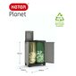 Jätteiden lajittelujärjestelmä Planet 110L, Kierrätysjärjestelmä, 68x39x92cm, harmaa/musta hinta ja tiedot | Roska-astiat | hobbyhall.fi