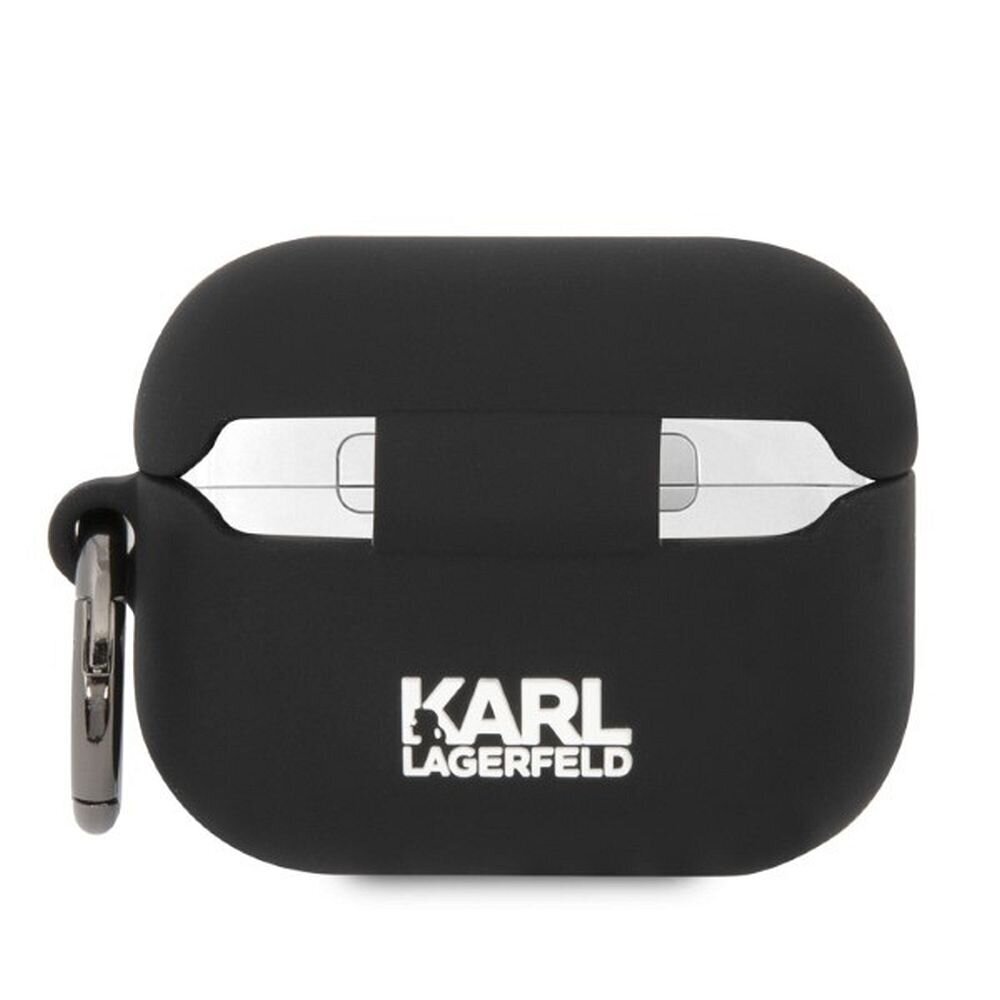 KARL LAGERFELD 3D NFT Karl AirPods Pro 2 silikonikotelo – Musta hinta ja tiedot | Kuulokkeiden tarvikkeet | hobbyhall.fi