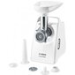 Bosch Meat mincer MFW3520W White, 500 W, Number of speeds 5, Throughput (kg hinta ja tiedot | Lihamyllyt | hobbyhall.fi