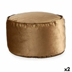 Pouf Gift Decor Velvet, ruskea, 2 kpl hinta ja tiedot | Säkkituolit, rahit ja penkit | hobbyhall.fi