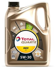 TOTAL Quartz INEO ECS 5W-30 moottoriöljy 4l hinta ja tiedot | Moottoriöljyt | hobbyhall.fi
